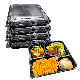  Customized Meal Prep 5 Compartments Disposable Plastic Food Packaging Bento Box