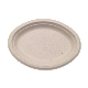  Oval Disposable Sugarcane Pulp Lunch Box Biodegradable Bagasse Lunch Box Food Environmentally Friendly Compostable