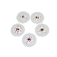 Disposable ECG Radiolucent Electrode Pad Physiotherapy Medical Oval Gel Electrode Pads