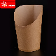 Wholesale Disposable Food-Grade Kraft and White Paper French Fries Egg Waffle Cups manufacturer