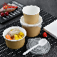  Sunkea Disposable Snacks Noodle Takeaway Packaging Soup Cup Disposable Renewable Food Packaging Soup Bowl with Paper Lid Manufacturer