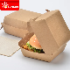 Custom Printed Biodegradable High-Quality Takeaway Hamburger Box