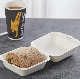  Biodegradable Disposable Sugarcane Bento Fast Food 6