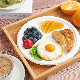  Disposable Biodegradable Eco Elegant Sugarcane Bagasse Pulp Paper Square Dinner Food Plate Tableware Set for Party