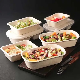  Biodegradable Disposable Sugarcane Food Containers with Lids 100% Biodegradable Bagasse Eco-Friendly Lunch Box