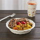  Biodegradable Compostable Salasd Soup Disposable Sugar Cane Sugarcane Bagasse Salad Bowl with Clear Lid