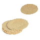  Biodegradable Disposable Bamboo Tableware 230mm Diameter Bamboo Plate Natural Color Custom for Dinner