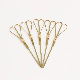  Disposable Bamboo Tableware 120mm Length Bamboo Fruit Stick Custom Logo Printing for Party Supply