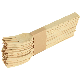  Biodegradable Disposable Bamboo Tableware 169mm Length Bamboo Fork Custom Logo Printing for Restaurant
