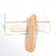  Disposable Biodegradable Wooden Tableware Logo Custom 75mm Wooden Ice Cream Stick Spoon