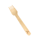 Biodegradable Disposable Wooden Tableware 157mm Wooden Fork Custom Logo