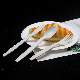  Biodegradable Disposable Cornstarch Spoon Disposable Tableware with CE&FDA&BPA Free