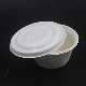  Plastic Free Disposable Sugarcane Tableware Bagasse Bowl with Lid