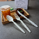  Disposable Plastic Cutlery 179mm Length PS Plastic Cutlery Set with Paper Towel White Custom for Takeaway