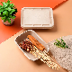  Eco Food Packaging Boxes Biodegradable 1200ml White Lunch Boxes with Lid
