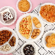 9′ ′ Biodegradible Takeout Lunch Plate with 3 Compartment