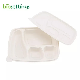 Cpla Takeaway Custom Takeout Food Containers Box 3 Compartments Bento Lunch Box manufacturer