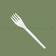  6.5 Inch DIN Certco Cpla Knife Fork Spoon Biodegradable Disposable Eco Cutlery
