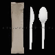  Ok Compost Free Sample Wrapped OEM ODM Compostable Biodegradable Disposable Cutlery Set