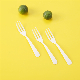 Disposable PLA Biodegradable Cake Mini Fork Eco Friendly Design