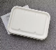  450/550/650/750ml Rec Box Bagasse Food Container with Lid