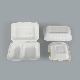 Sugarcane Pulp Disposable Food Box/Hamburger Box (U-108)