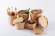  Hiro Eco Friendly Disposable Takeaway Food Container Kraft Paper Noodle Bowls Hot Soup Cup with Paper Flat Lid