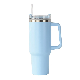  40oz Custom Recycled Stainless Steel Adventure Reusable Vacuum Flask BPA Free Double Wall Water Bottle Coffee Auto Mug with Handle OEM