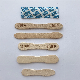  Disposable Clear Birch Wood Tasting Ice Cream Spoon
