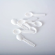  100PC 3-Inch 75mm Taster Spoons Plastic Mini Spoons Black Clear Best for Chocolate Coffee Flavor Ice Cream Spoons Small Spoons