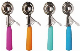  Heavybao Stainless Steel Ice Cream Cookie Spoon Disher with Non-Slip Handle and Trigger
