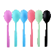  New Design Matt Color Disposable Plastic Spoon for Ice Cream