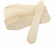  Disposable Degradable Natural Birch Wooden Ice Cream Spoons with Food Grade Certification