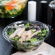  Fruit Box Packing Pet Plastic Disposable Round Container with Lid