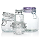  Food Grade Sealed Jam Glass Packing Container with Clip Lids