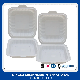  Biodegradable Disposable Food Container Corn Starch Packing Box Eco Friendly Tableware Take Away Container