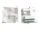 Renewable Bagasse Paper Pulp Compostable Packaging Disposable 3 Compartment Fruit Tray
