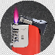  Biggest Customized Brand and Design Electronic Windproof Gift Gas Lighter with LED