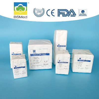 Medical Disposable Products Surgical Absorbent Cotton Sterile Gauze Swab