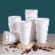  4oz 8oz 12oz Custom Logo Disposable Double Wall Hot Coffee Paper Cup with Lid
