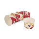 Hot Selling Eco Friendly Disposable Yogurt Ice Cream Paper Cup with Cover manufacturer