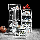  Wholesale Magnetic Clear Hard Acrylic Transparent Plastic Foldable Sneaker Crate Display Shoe Organizer Storage Boxes for Shoes