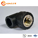 Plumbing HDPE Pipe Fittings Female Threaded Elbow Fitting for Water Supply