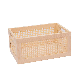 Factory Custom Wholesale Bamboo Storage Open Simple Clothes Basket