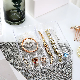  5 Compartments PS Clear Jewelry Organizer Drawer Storage Earrings Necklace Rings Stackable Medium Plastic Divided Jewelry Storage Box