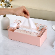  Home and Office Washroom Dustproof Toilet Tissue Paper Holder Plastic Tissue Storage Box with Crystal Cover