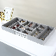  PU Leather Tray Jewelry Showcase Expandable Ring Earrings Luxury Display Box Velvet Storage Box Jewelry Organizer