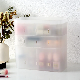  PP Dresser Stackable Cosmetics Nail Ponish Powder Bottle Storage Box Plastic Makeup Organizer with Lid