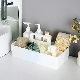  Durable HIPS Household Hanging Storage Box Multipurpose Plastic Bathroom Drawers Organizer with Removable Divider
