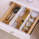 Closet Organizer Socks Underclothings Storage 2PCS Set Plastic Adjustable Flex Clapboard Drawer Dividers